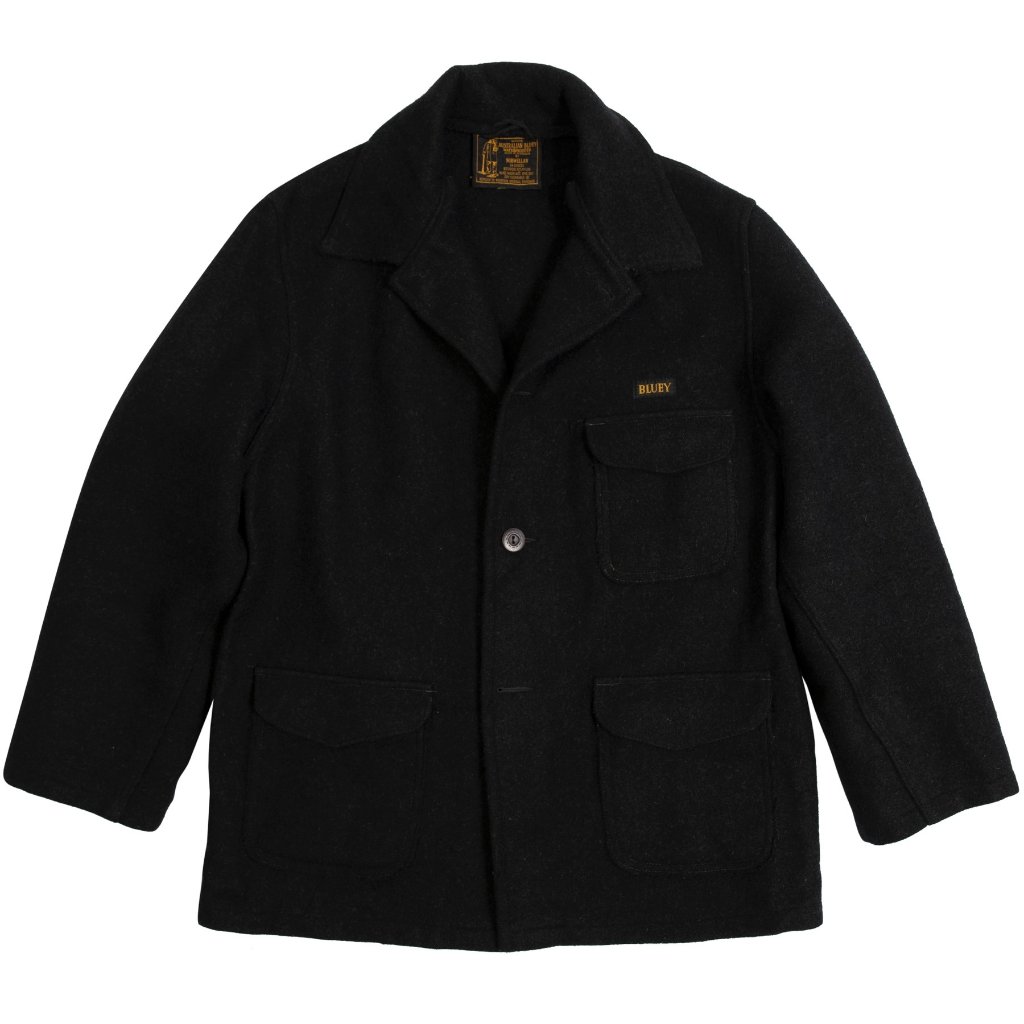 Norwellan (Australia) Bluey 34 Ounce Waterproofed Felted Wool Lumber Jacket : Xl